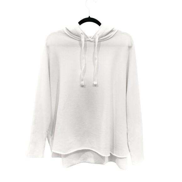 Frank & Eileen Kane Caplet Hoodie Triple Fleece In White Size XS Top - Picture 4 of 12